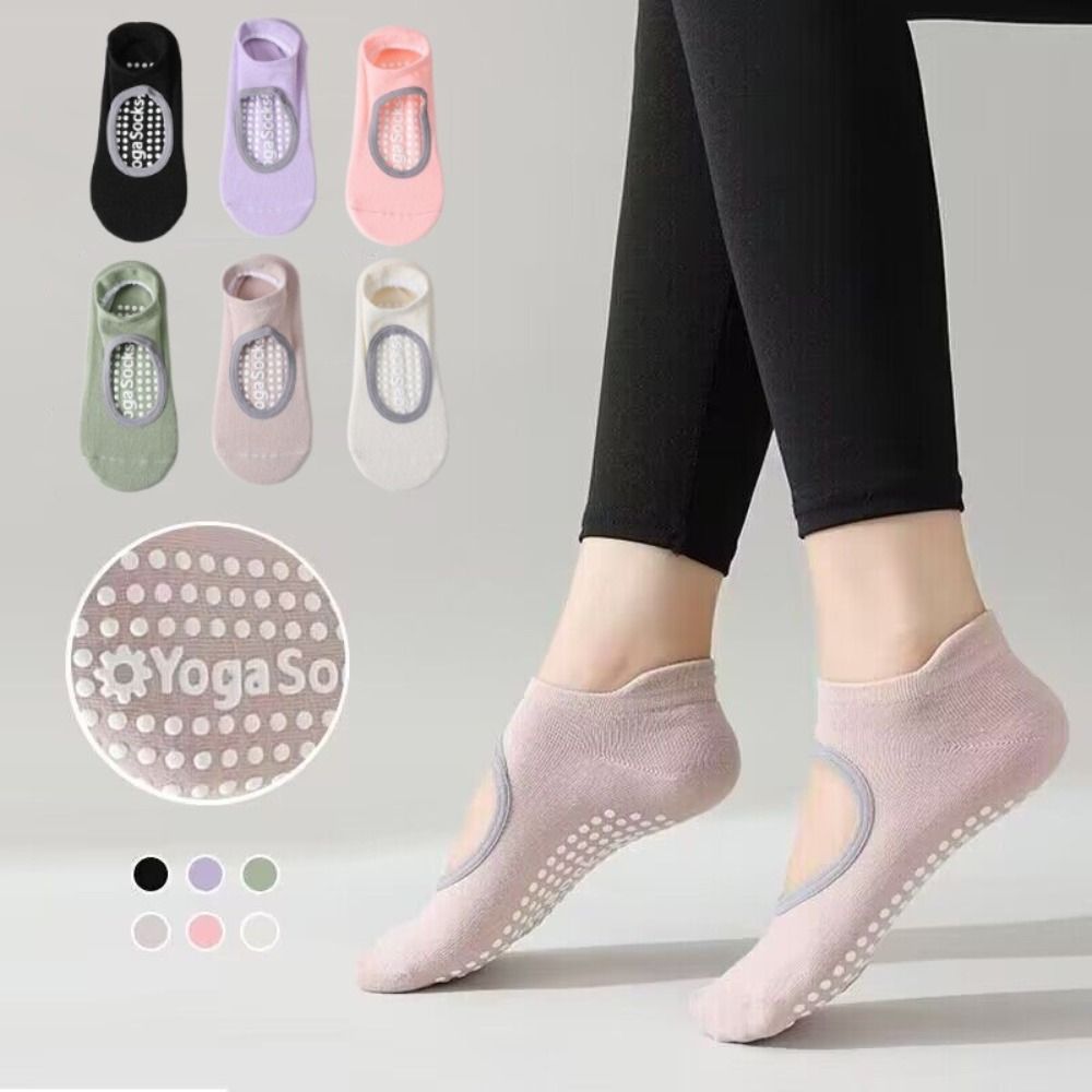 Knee High Sock Women - Profesjonalne silikonowe antypoślizgowe skarpetki do jogi