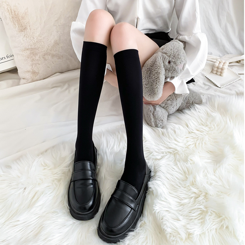 Ultracienkie damskie jedwabne  – Knee High Sock Women recenzja i cena